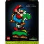 Juguete de construcción LEGO Super Mario World Mario y Yoshi Set 71438 — figuras interactivas y elementos de juego construibles