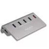 DeLOCK hub USB 10 Gbit/s 4 puertos Type-A 1 puerto de carga rápida