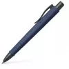 Bolígrafo a.w. faber-castell 241189 — clip-on retráctil, tinta azul, punta extra gruesa, cuerpo azul marino, 1 ud.