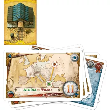 Juego de mesa Rebel Asmodee Aventureros al tren - Europa 1912, juego familiar, edad 8+