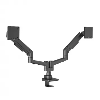 Soporte de monitor para mesa EDBAK DMV02 doble brazo articulado con ajuste de altura e inclinación