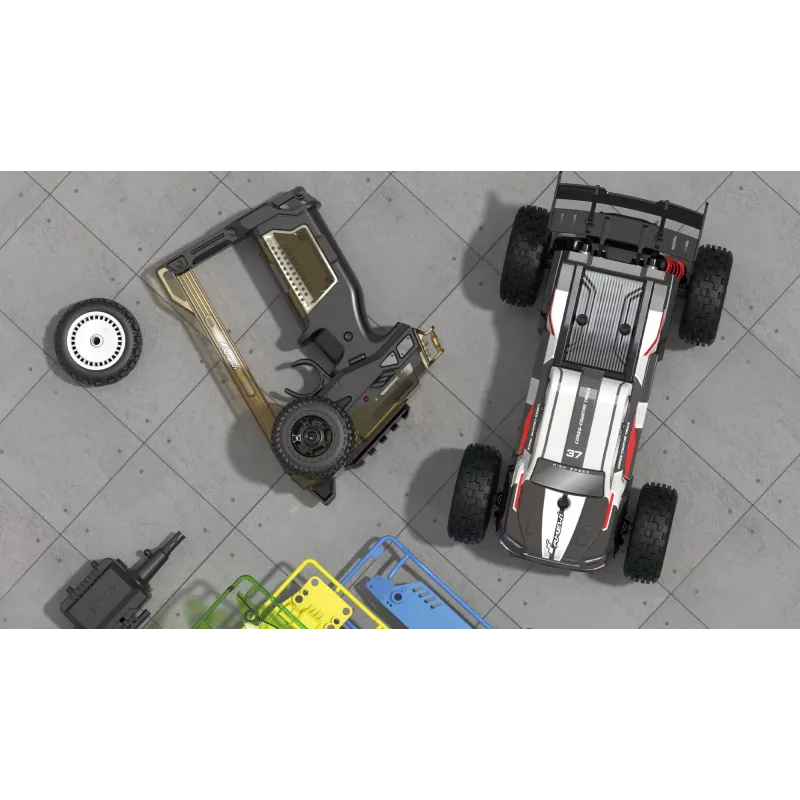 Truggy Amewi CoolRC DIY Hero 2WD 1:18 motor eléctrico para niños a partir de 8 años