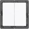 Jung ENO A 595 WW blanco, emisor de pared inalámbrico EnOcean 4 canales