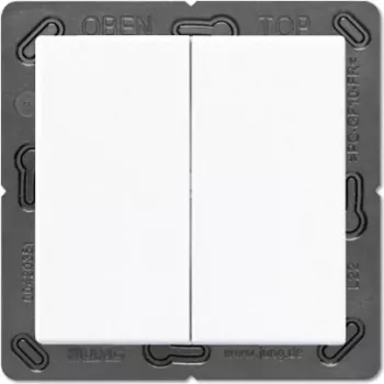 Jung ENO A 595 WW blanco, emisor de pared inalámbrico EnOcean 4 canales
