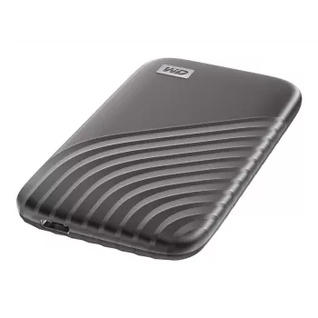 SSD externo | WESTERN DIGITAL | My Passport | 1TB | USB-C | Velocidad de escritura 1000 MB/s | Velocidad de lectura 1050 MB/s | WDBAGF0010BGY-WESN