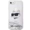 Karl Lagerfeld | Funda original IPHONE SE 2022/SE 2020/7/8 Karl Lagerfeld carcasa rígida brillo Choupette Head (KLHCI8LNCHCS)