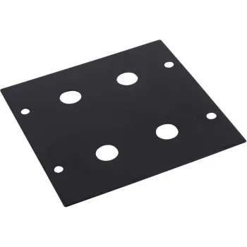 Módulo de panel Omnitronic Módulo 2HE 4x conector hembra jack 88x88mm