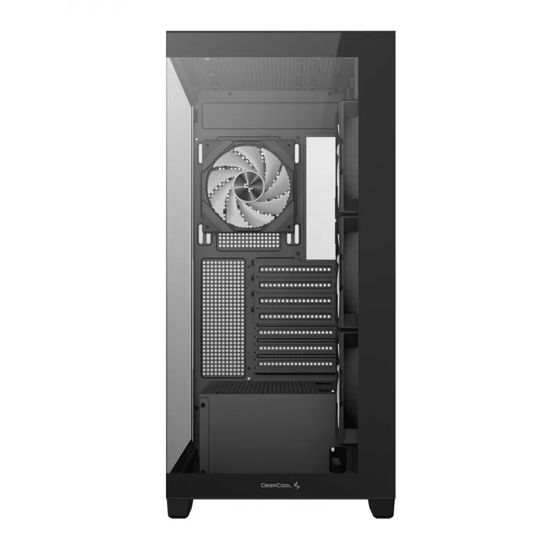 Caja de PC DeepCool CG580 4F semitorre — ATX/ITX/MicroATX, cristal templado, 3×120mm+1×120mm ventiladores, 2×3,5