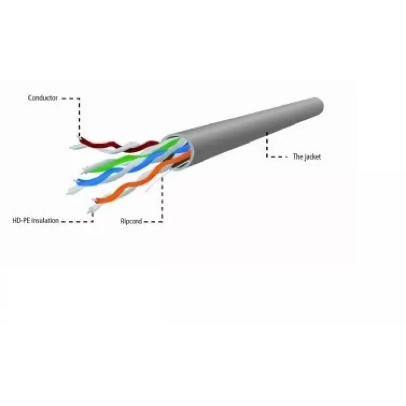 Gembird UPC-5004E-L/100 cable de red gris 100 m Cat5e U/UTP (UTP)