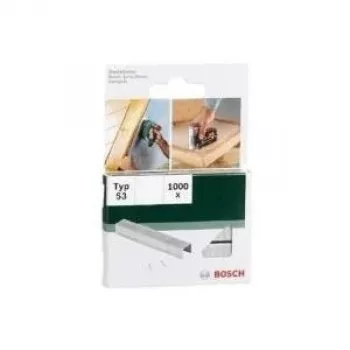 Pack de grapas de alambre fino Bosch grapas de alambre fino Type 53 1 cm de longitud fijación