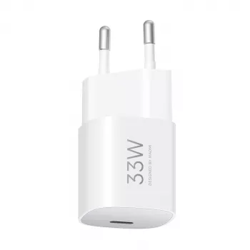 Fuente de alimentación Xiaomi 33W Nano USB-C Cargador de pared EU – salida USB-C de 33 W para teléfonos y tablets