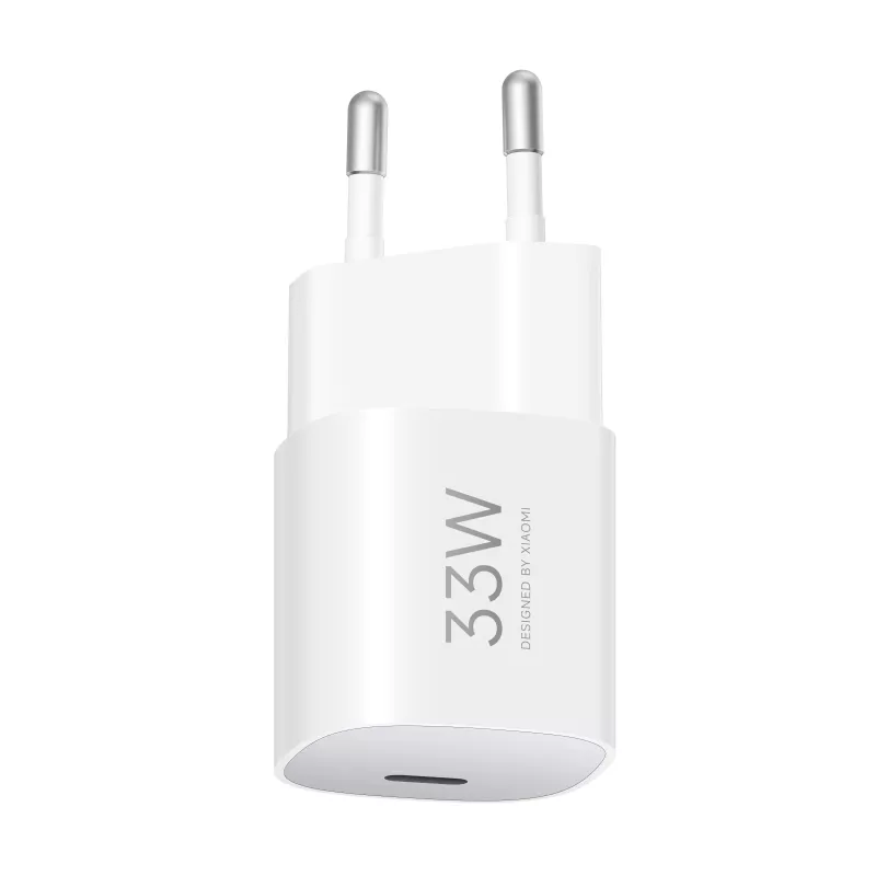 Fuente de alimentación Xiaomi 33W Nano USB-C Cargador de pared EU – salida USB-C de 33 W para teléfonos y tablets