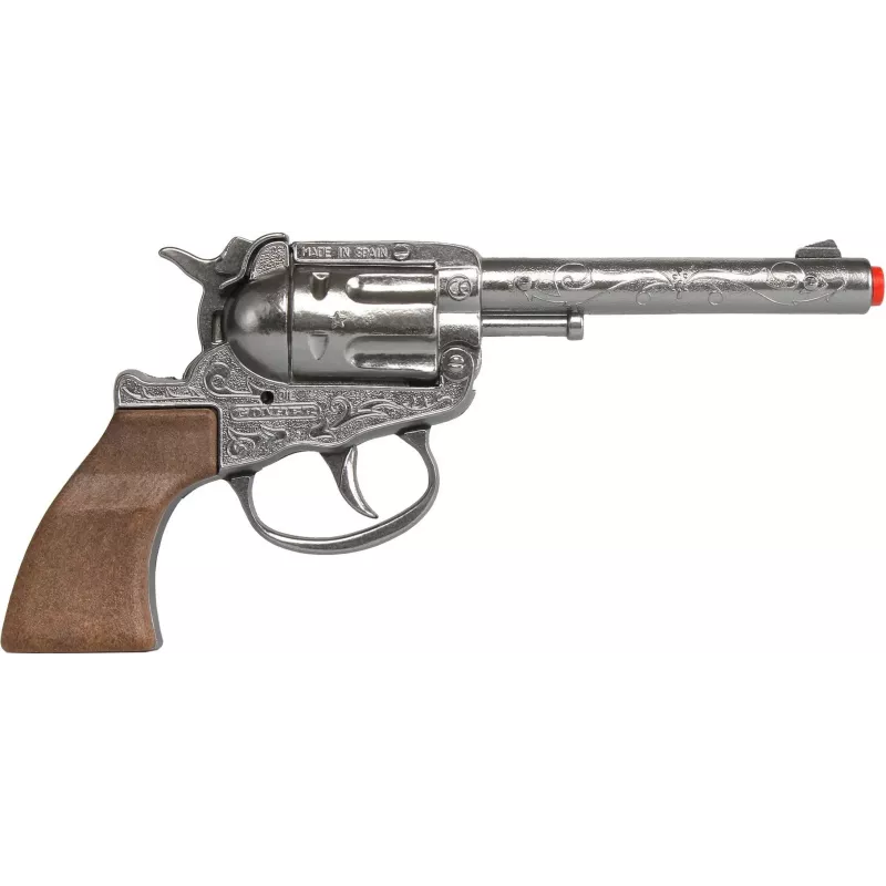Revolver cowboy de juguete de metal Gonher 8 disparos Modelo 239842
