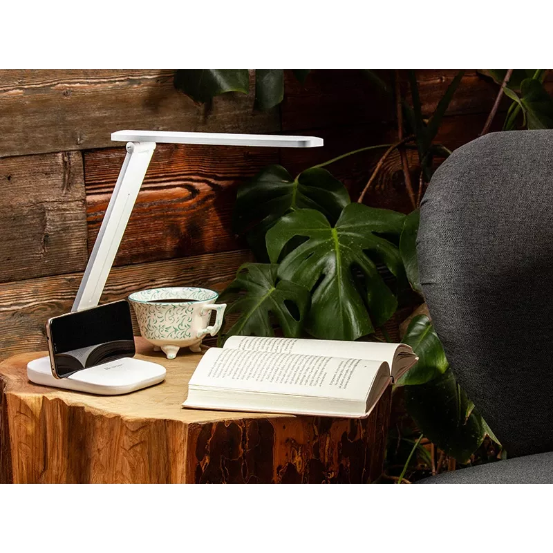 Lámpara de escritorio LED Tracer Blanca