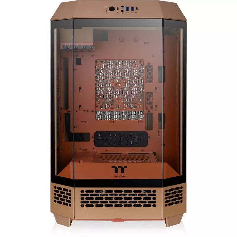 Thermaltake The Tower 300 - Micro Tower - micro ATX - Panel lateral con ventana (cristal templado)