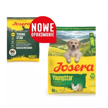Pienso seco para cachorros JOSERA Junior YoungStar, bolsa de 3 kg, alimento completo para cachorros