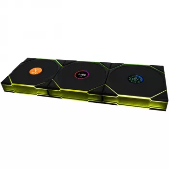 Ventilador de caja ARGB PWM 120mm con pantalla LCD inalámbrica Lian Li UNI FAN TL