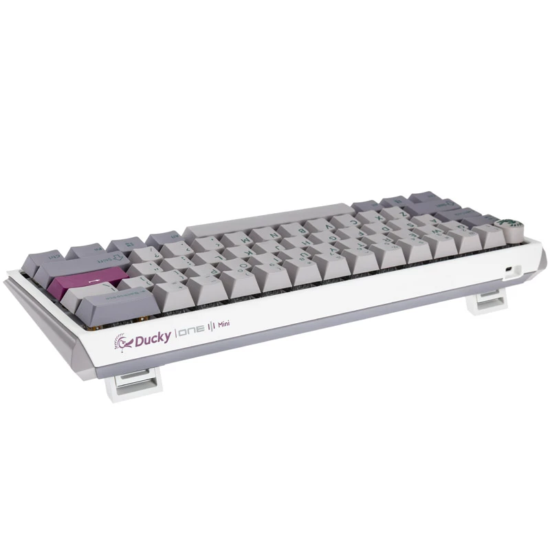 Teclado gaming Ducky One 3 Mini USB inglés US gris