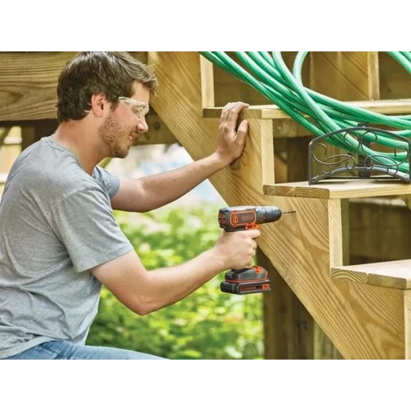 BLACK+DECKER 18V taladro atornillador BDCDC18BAFC-QW