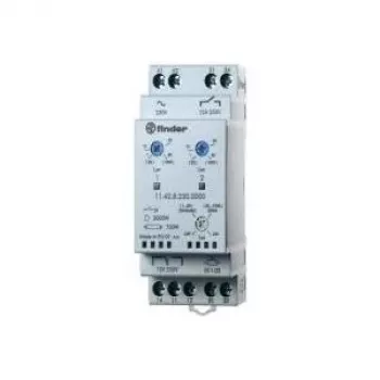 Interruptor crepuscular Finder para carril DIN de 35 mm, serie 11.42.8.230 11.42.8.230.0000 1 - 80/20 - 1000 lx 230 V/50 - 60 Hz (11.42.8.230.0000)