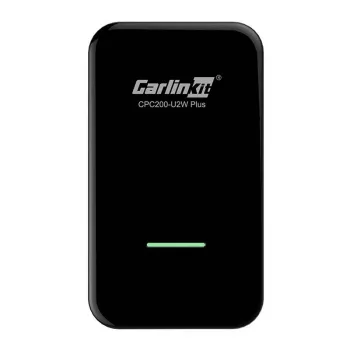 Adaptador inalámbrico Carlinkit U2W Plus para Apple CarPlay, negro