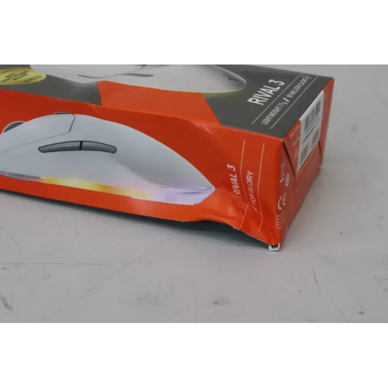 SALE OUT. Ratón gaming Steelseries Rival 3 Gen 2, Blanco | SALE OUT. Ratón gaming SteelSeries | Rival 3 Gen 2 | Con cable | Blanco | EMBALAJE DAÑADO