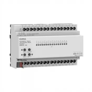 GIRA 503800 Actuador de conmutación/persiana 16f/8f 16 A REG Kmf KNX Secure
