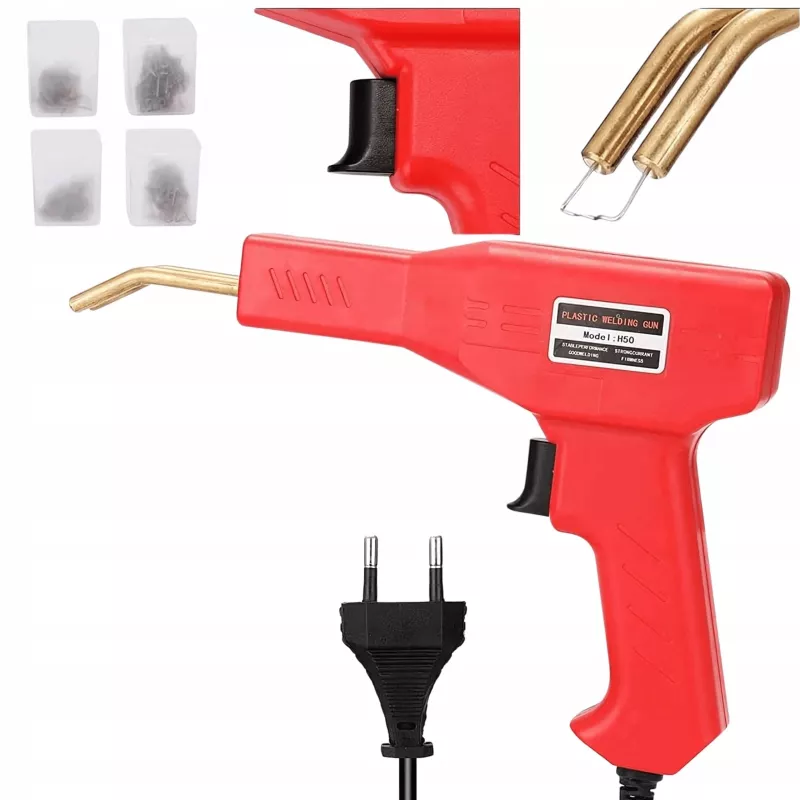 Extralink set de soldadura de plástico / soldador con 200 grapas