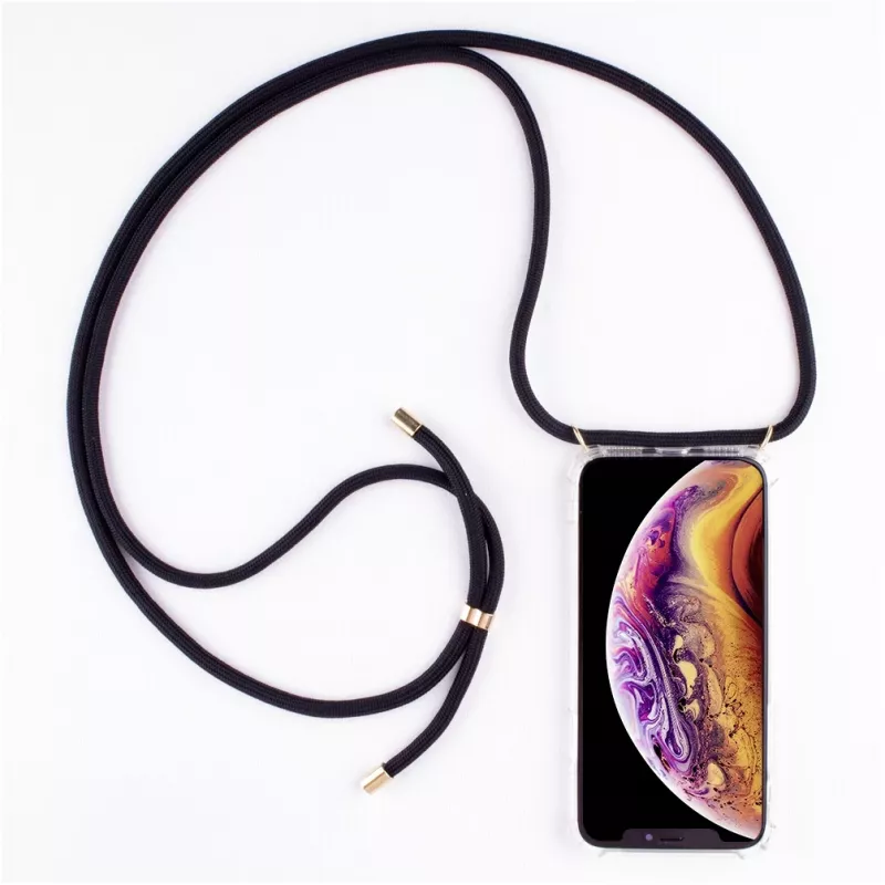 Lookabe funda de móvil con collar para iPhone XR, dorado/negro