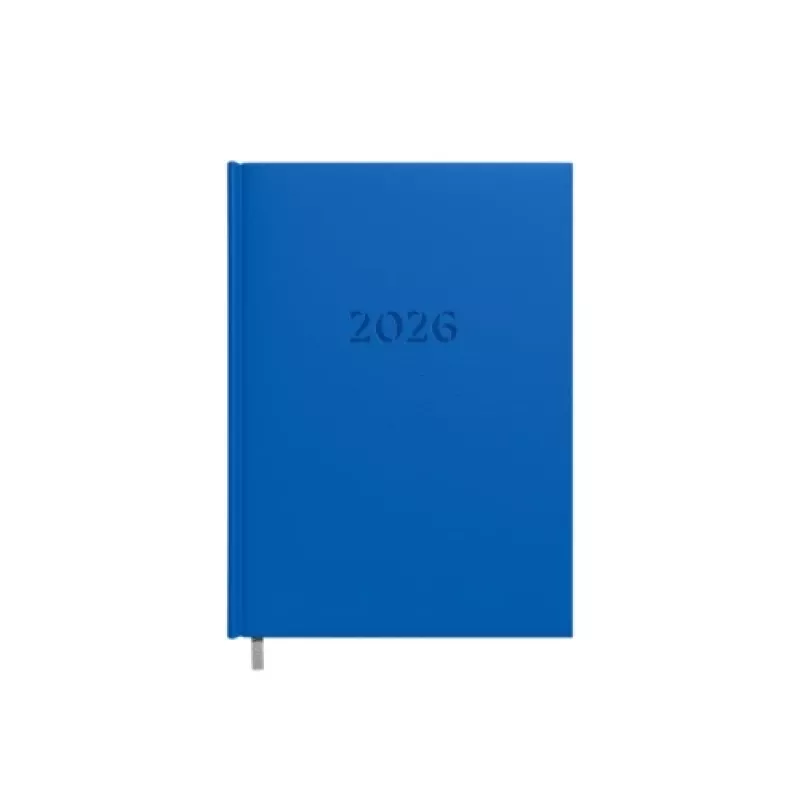 Calendario de planificación 2026 A5 azul
