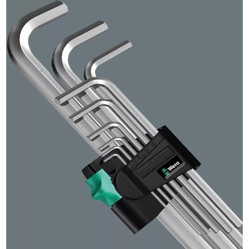 Wera 05133163001 Llave hexagonal en L hexagonal métrica 9 piezas