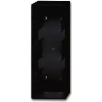 BUSCH JAEGER Caja de superficie 3 elementos negro mate 1703-885