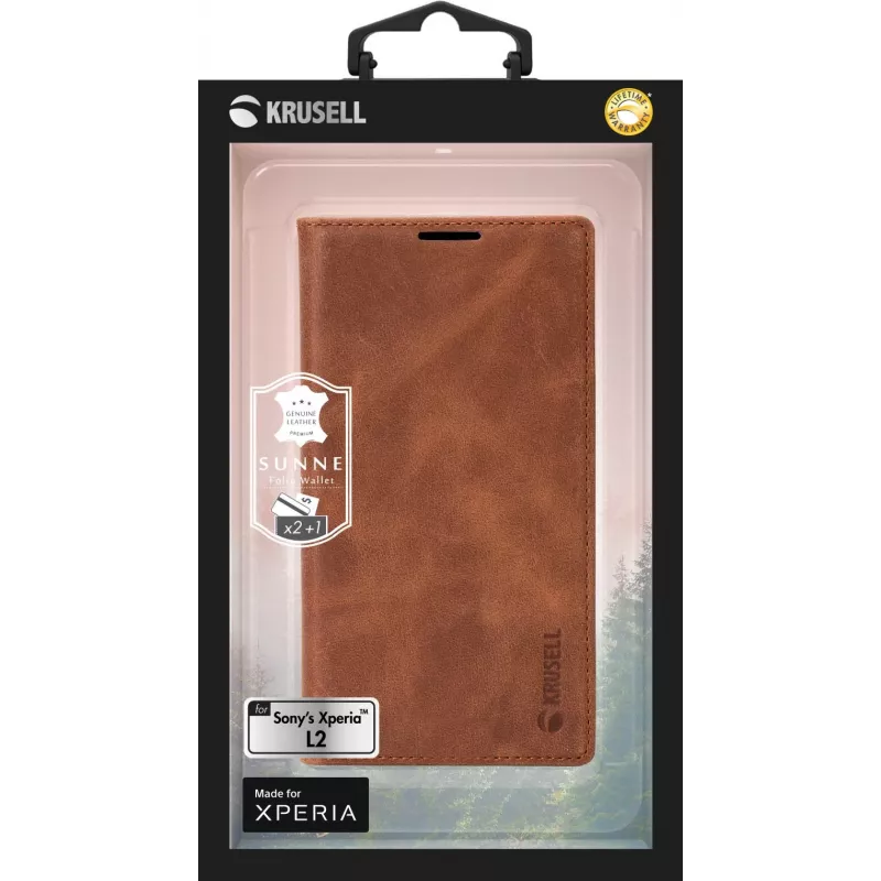 Funda cartera Krusell Sony Xperia L2