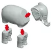 Popular Playthings Magnetic Mix or Match Animals multicolor