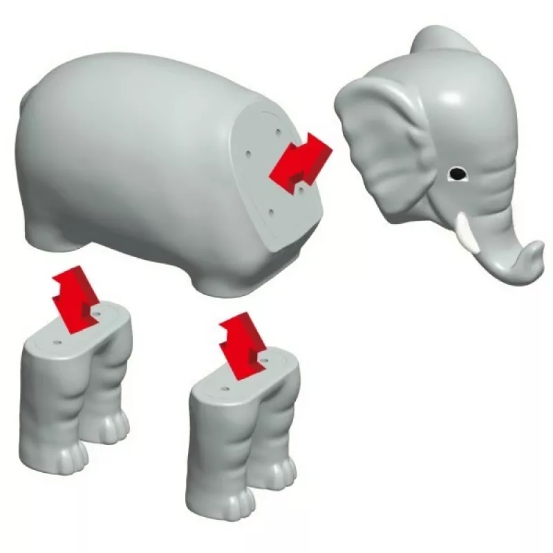 Popular Playthings Magnetic Mix or Match Animals multicolor