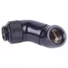 Alphacool HF adaptador angular doble 45° giratorio G1/4 macho a G1/4 hembra - Deep Black (17060)