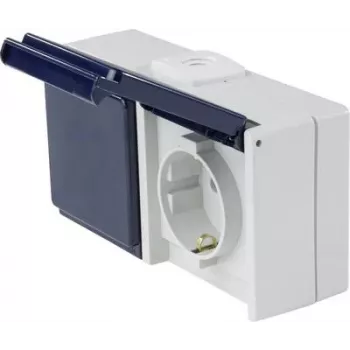 as - Schwabe 62463 toma de superficie IP54 (62463)