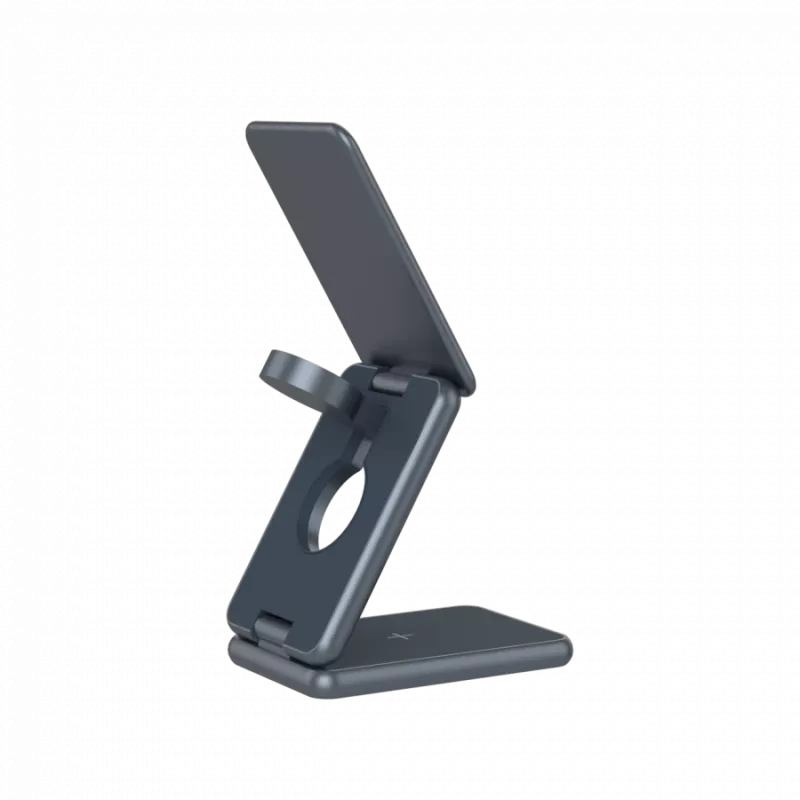 Cargador inalámbrico plegable CANYON OnCharge 309 15W 3en1 metal