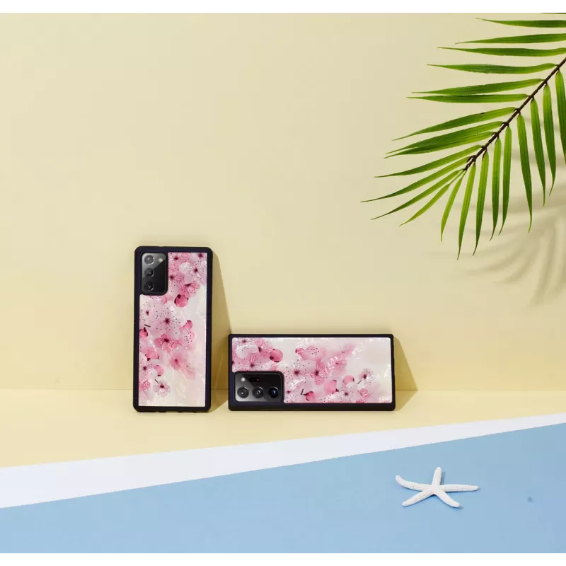Funda protectora iKins para Samsung Galaxy Note 20 – diseño Lovely Cherry Blossom
