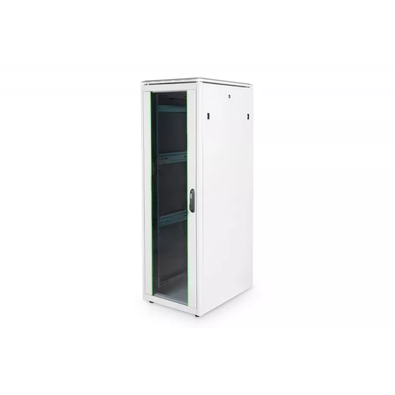 DIGITUS 36HE Unique Armario de red 600x800mm Puerta de cristal Gris