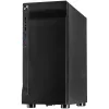 Caja INTER-TECH A-3411 Creek torre gaming, ATX, 1xUSB3.0, 2xUSB2.0, fuente de alimentación opcional, panel lateral con ventana, iluminación LED frontal, LED RGB integrado, negro