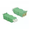 Acoplador de fibra óptica DeLOCK 85927 LC dúplex hembra a hembra 4 uds.