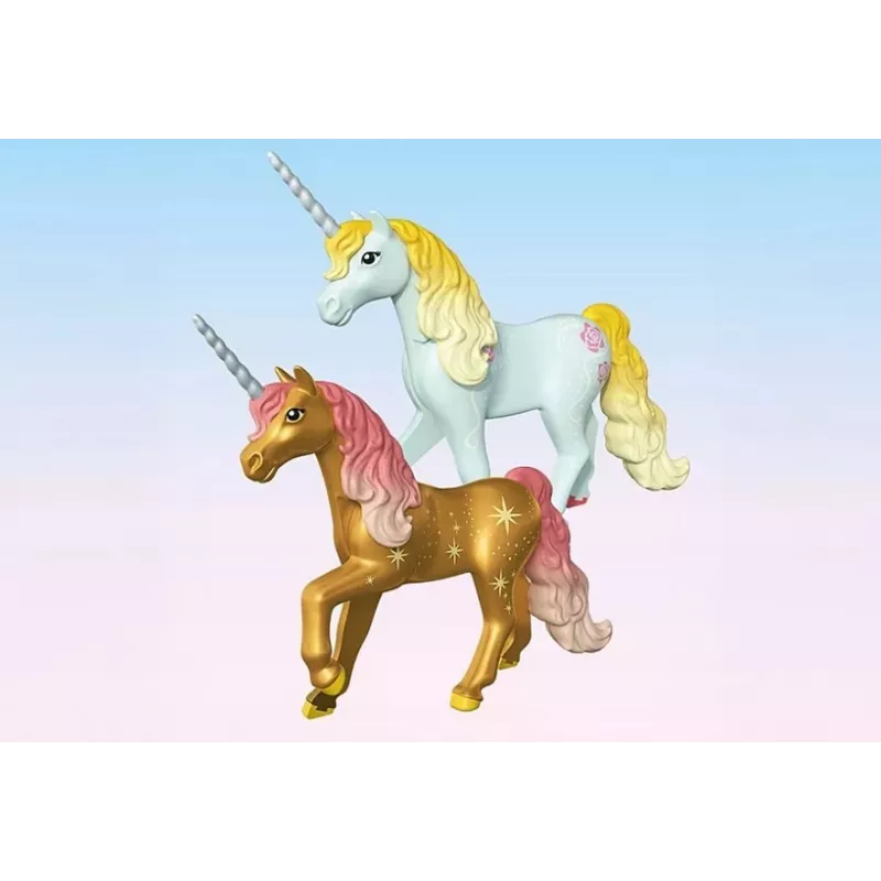 Set de figuras Princess Magic 71838 Casa de hadas acogedora y unicornio dorado
