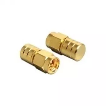 Delock 88712 Terminador SMA macho, cortocircuito DC, chapado en oro
