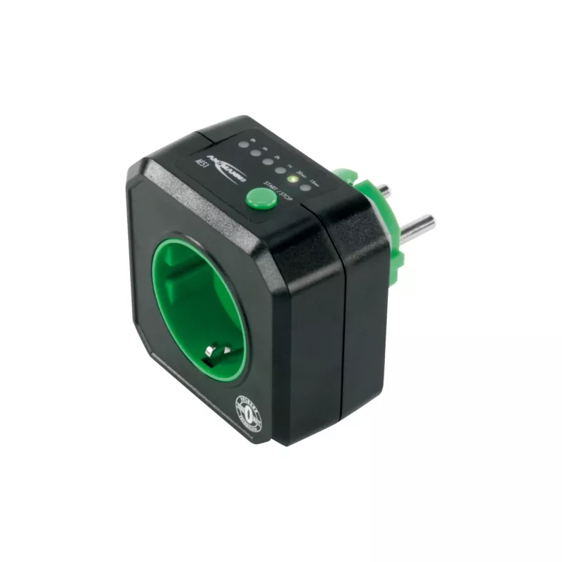 Enchufe temporizador de ahorro de energía Ansmann AES1 Zero Watt, negro