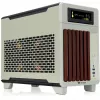 Caja mini THERMALTAKE TR100 WS Verde Matcha, diseño compacto, compatibilidad con mini-ITX/microATX