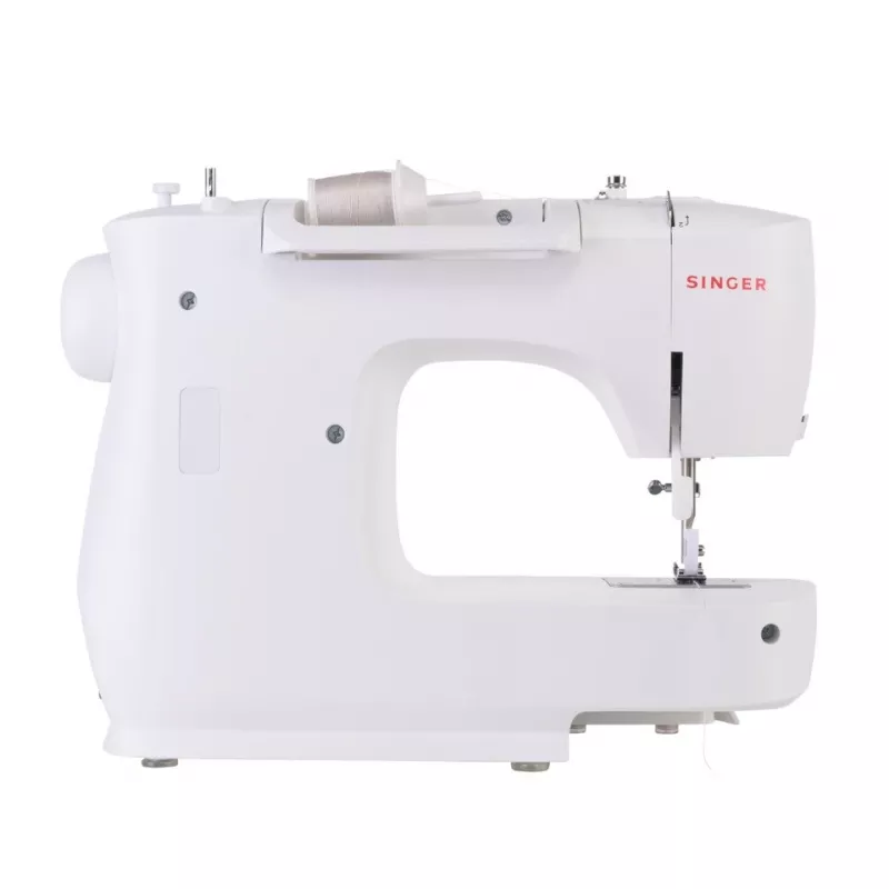 Máquina de coser mecánica SINGER M2505 – 10 puntadas, ojal automático, brazo libre, blanca