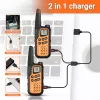 Walkie-talkie Baofeng BF-T25E naranja, 2 uds.