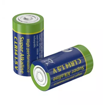 Pila alcalina LR-14 C-Cell, 1,5 V, 2 uds.