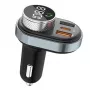 Manos libres Awei C-843 Bluetooth 5.0 con transmisor FM, conexiones USB y USB-C